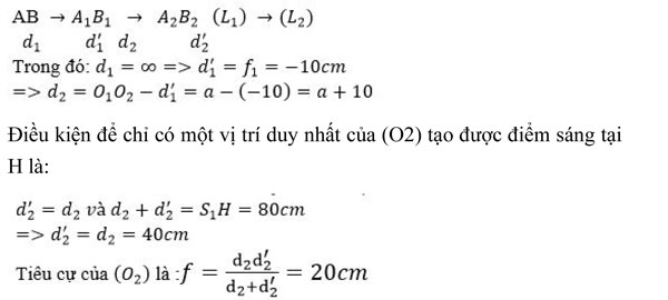 Bài tập môn Vật lý lớp 11 có đáp án