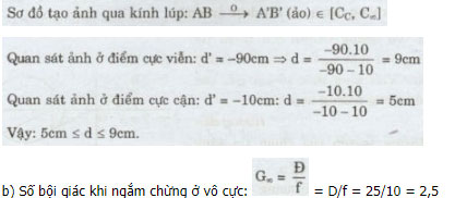 Giải bài tập trang 208 SGK Vật lý lớp 11