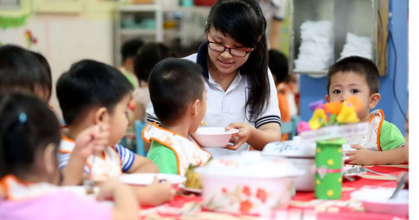 Định mức giáo viên mầm non trong một lớp