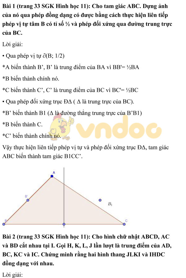 Giải bài tập Toán 11 chương 1 bài 8