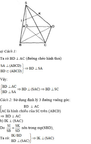 Giải bài tập Toán 11 chương 3 bài 3