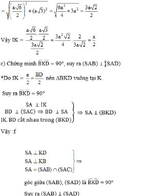 Giải bài tập Toán 11 chương 3 bài 4