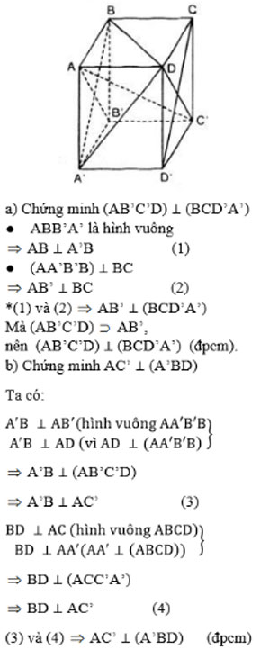 Giải bài tập Toán 11 chương 3 bài 4
