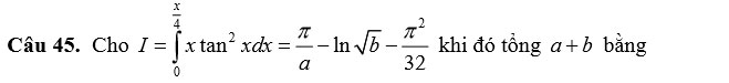 Đề thi thử THPT quốc gia môn Toán năm 2018