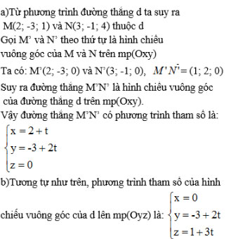 Giải bài tập Toán 12 chương 3 bài 3