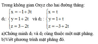Giải bài tập ôn tập cuối năm Hình học 12