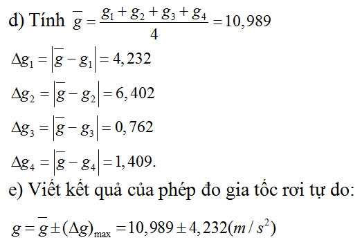 Giải bài tập Vật lý 10 bài 8