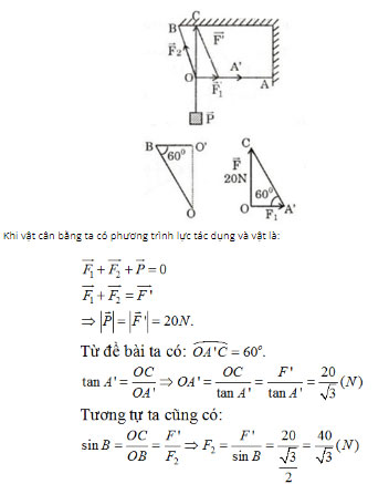 Giải bài tập Vật lý 10 bài 9