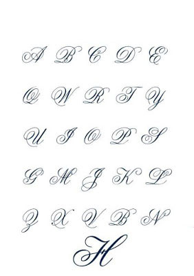 Mẫu chữ hoa viết tay