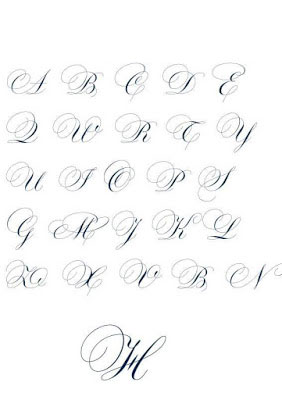 Mẫu chữ hoa viết tay