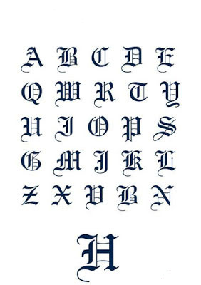 Mẫu chữ hoa viết tay