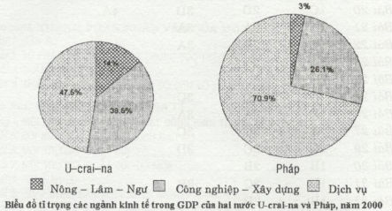 Thực hành đọc lược đồ, vẽ biểu đồ cơ cấu kinh tế Châu Âu