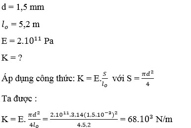 Giải bài tập Vật lý 10 bài 35