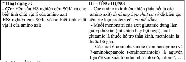 giáo án môn hóa học lớp 12