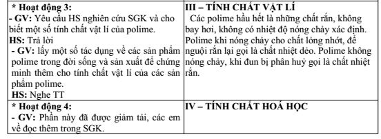 giáo án môn hóa học lớp 12