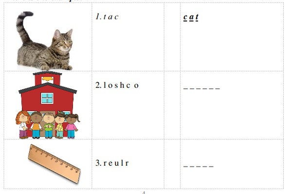 Đề thi học kì 1 lớp 3 môn tiếng Anh