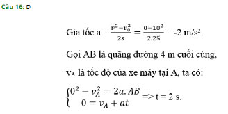 Trắc nghiệm Vật lý 10 chương 2: Ba định luật Niu - Tơn