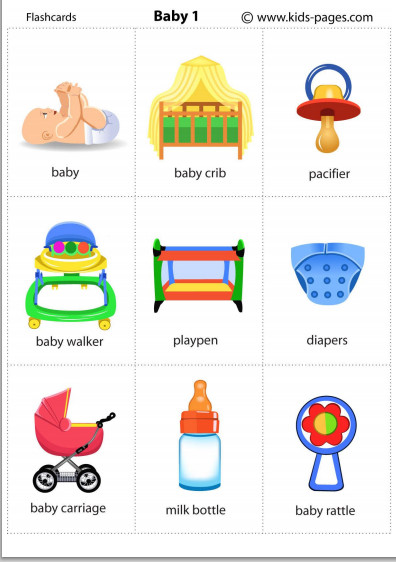 Từ vựng tiếng anh cho bé qua tranh