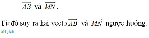 Giải bài tập Toán 10 chương 1: Hệ trục tọa độ
