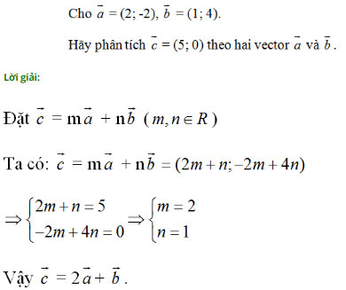 Giải bài tập Toán 10 chương 1: Hệ trục tọa độ