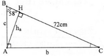 Các hệ thức lượng trong tam giác và giải tam giác