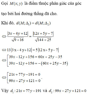 Giải bài tập Hình học 10 ôn tập chương 3