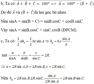 Giải bài tập Hình học 10: Ôn tập cuối năm