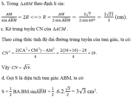 Giải bài tập Hình học 10: Ôn tập cuối năm