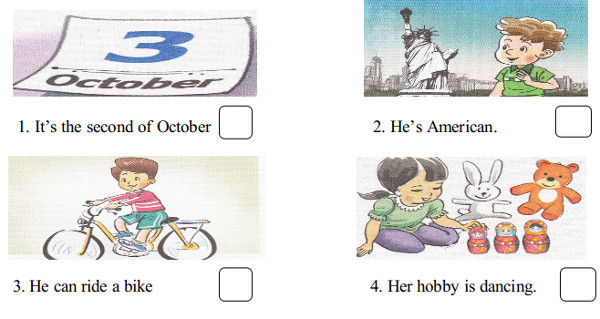 Ôn thi học kì 1 tiếng Anh 4