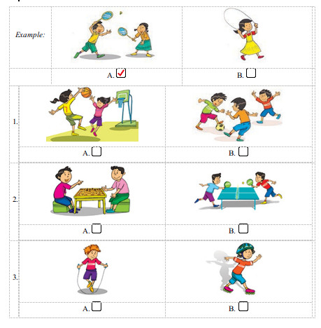 Đề thi học kì 1 lớp 3 môn tiếng Anh 