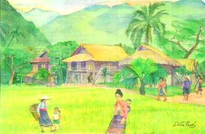 Vẽ tranh phong cảnh thiên nhiên đẹp