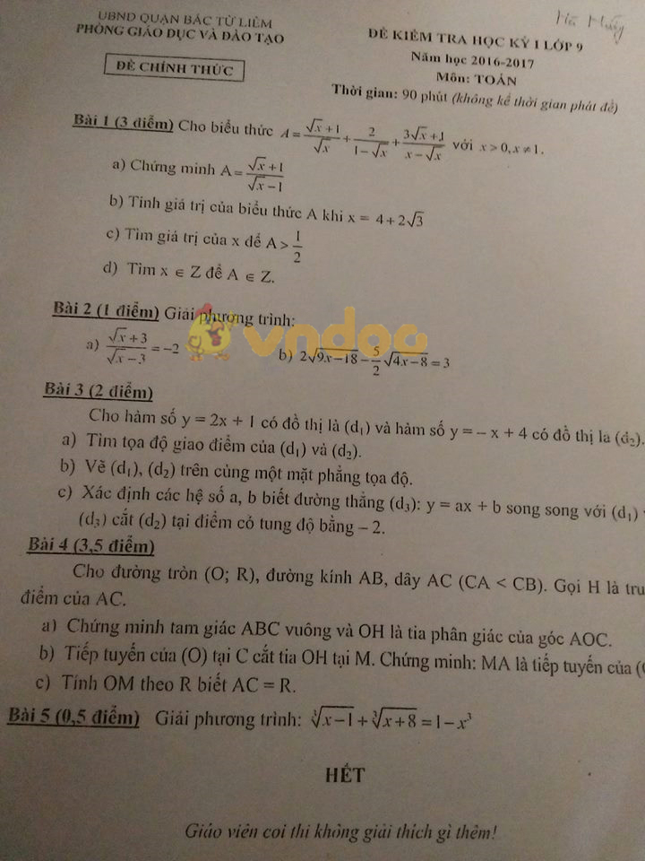 de-kiem-tra-hoc-ki-1-lop-9-mon-toan-phong-gd-dt-quan-bac-tu-liem-nam-hoc-2016-2017-1