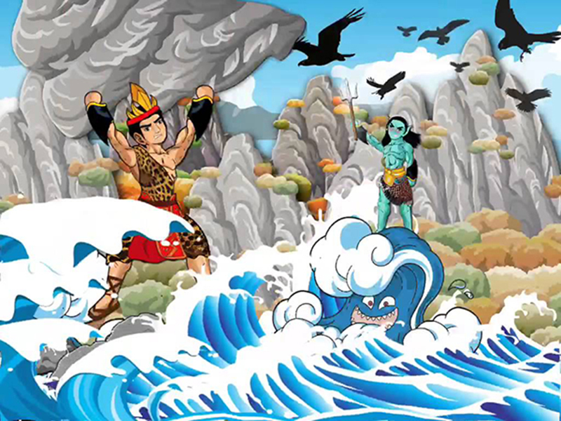 Tóm tắt truyện Sơn Tinh, Thuỷ Tinh