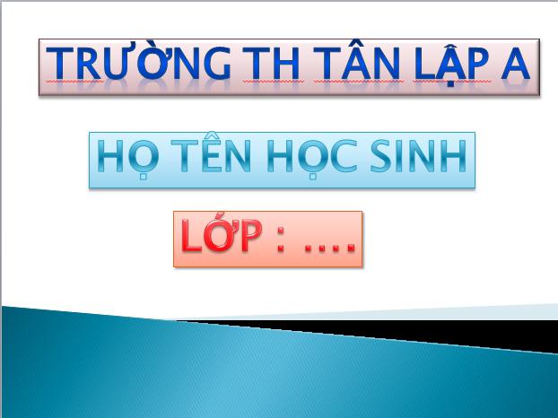 Đề thi học kì 1 môn Tin học lớp 4