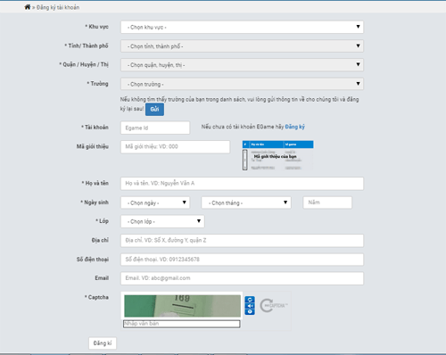 Hướng dẫn đăng ký cuộc thi Chinh phục vũ môn 2017