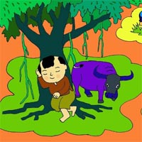 Truyện cổ tích cho bé: Sự tích cây Đa và cây Mít