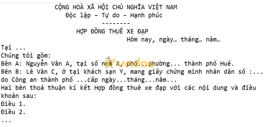 Soạn Văn 9: Luyện tập viết hợp đồng