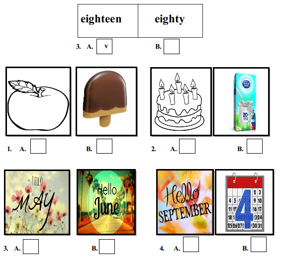 Đề thi học kì 1 môn tiếng Anh 4 