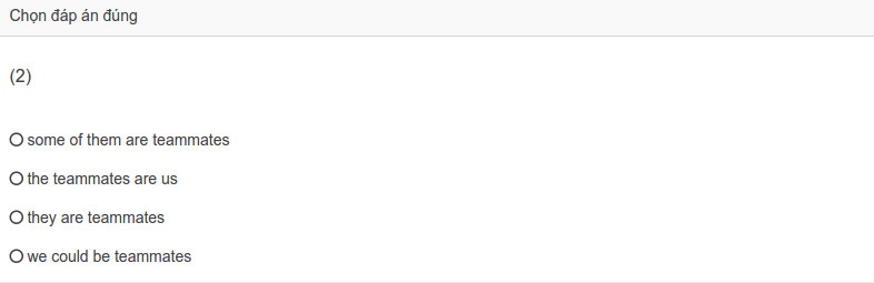 Đề thi English Champion 2018 