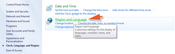 Hướng dẫn khắc phục ngày tháng bị đảo lộn