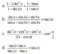 Giải bài tập Đại số lớp 10 Ôn tập cuối năm