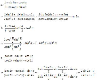 Giải bài tập Đại số lớp 10 Ôn tập cuối năm