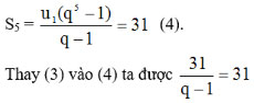 Giải bài tập Toán 11 Cấp số nhân