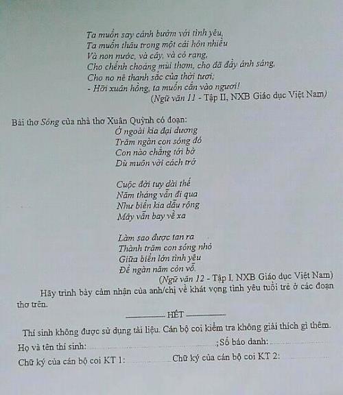 Đề thi thử THPT Quốc gia môn Ngữ Văn năm 2018 