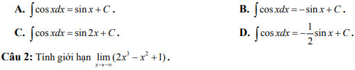 Chi tiết Đề thi thử THPT quốc gia môn Toán