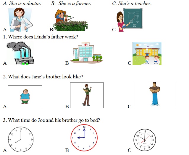 Đề ôn thi giữa học kì 2 môn tiếng Anh lớp 4