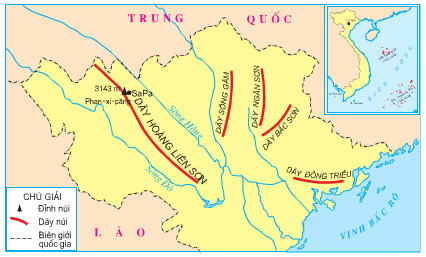 Giải bài tập SGK Địa lí 4 bài 1: Dãy Hoàng Liên Sơn