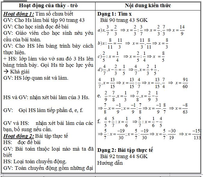 giáo án toán lớp 6