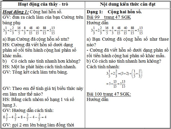 giáo án môn toán 6