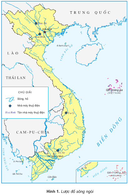 Giải bài tập SGK Địa lí 5 bài 4: Sông ngòi